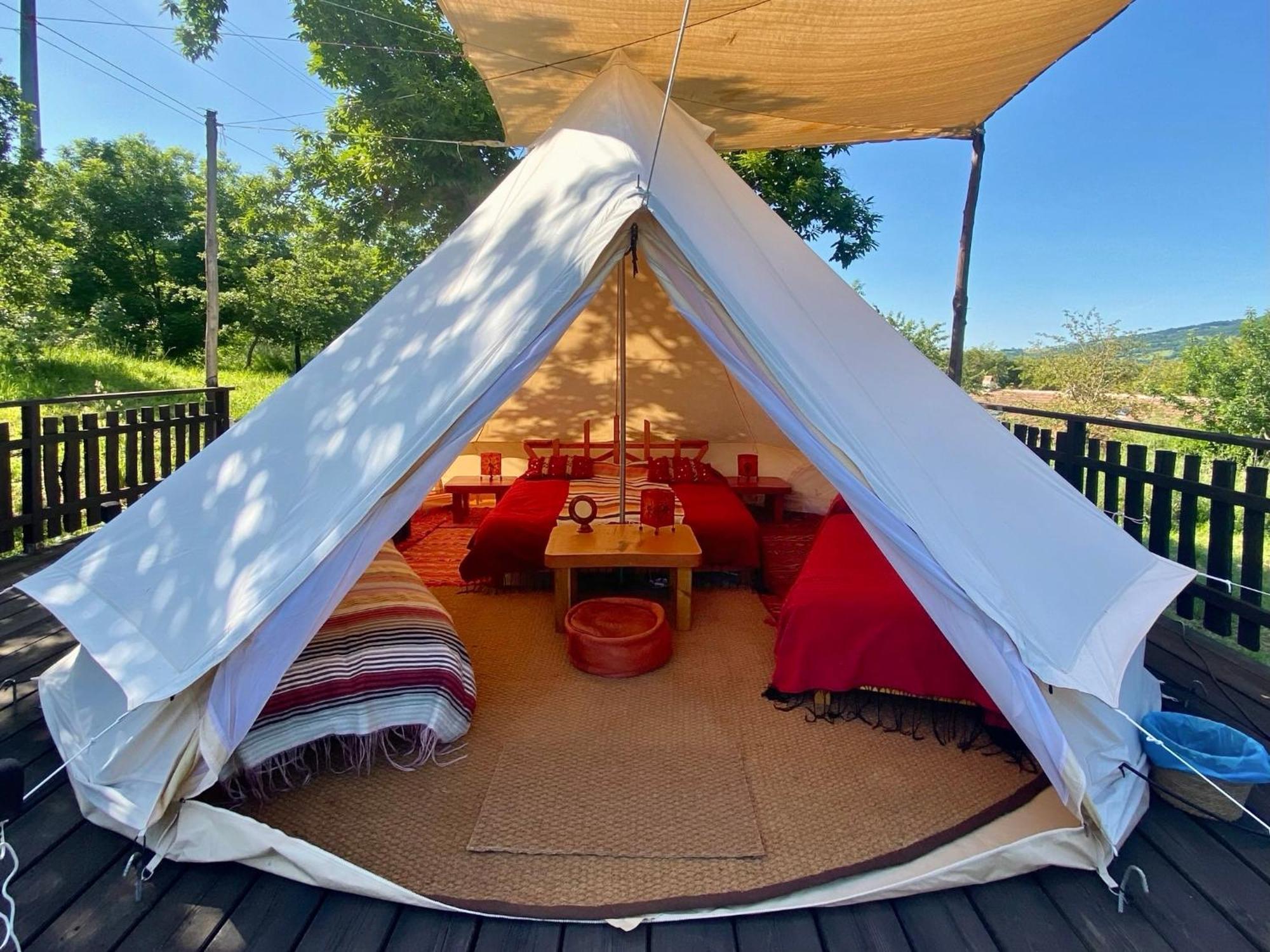 Tenda Glamping Vista Sulla Valle - Podere Di Maggio Santa Fiora Zewnętrze zdjęcie
