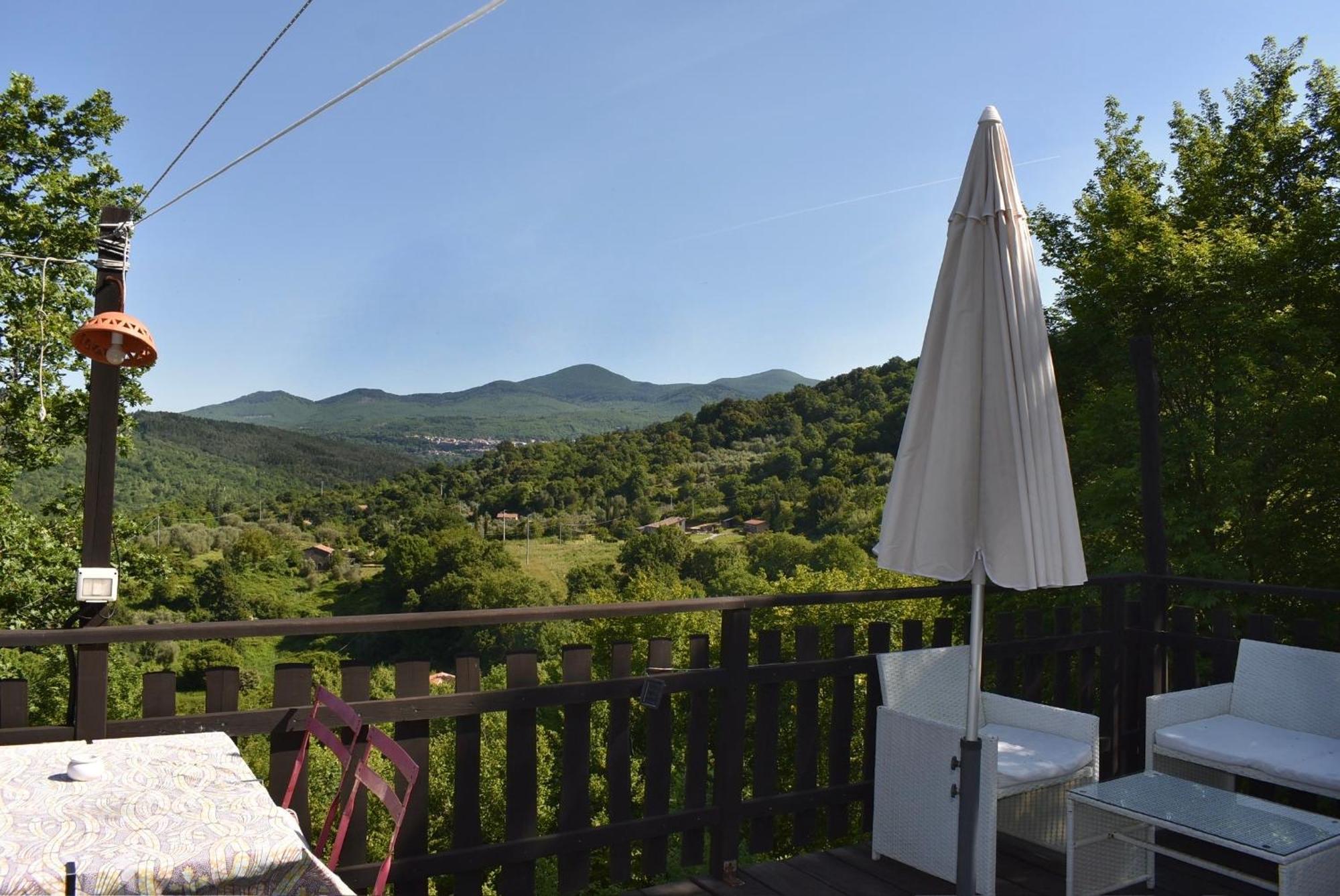 Tenda Glamping Vista Sulla Valle - Podere Di Maggio Santa Fiora Zewnętrze zdjęcie
