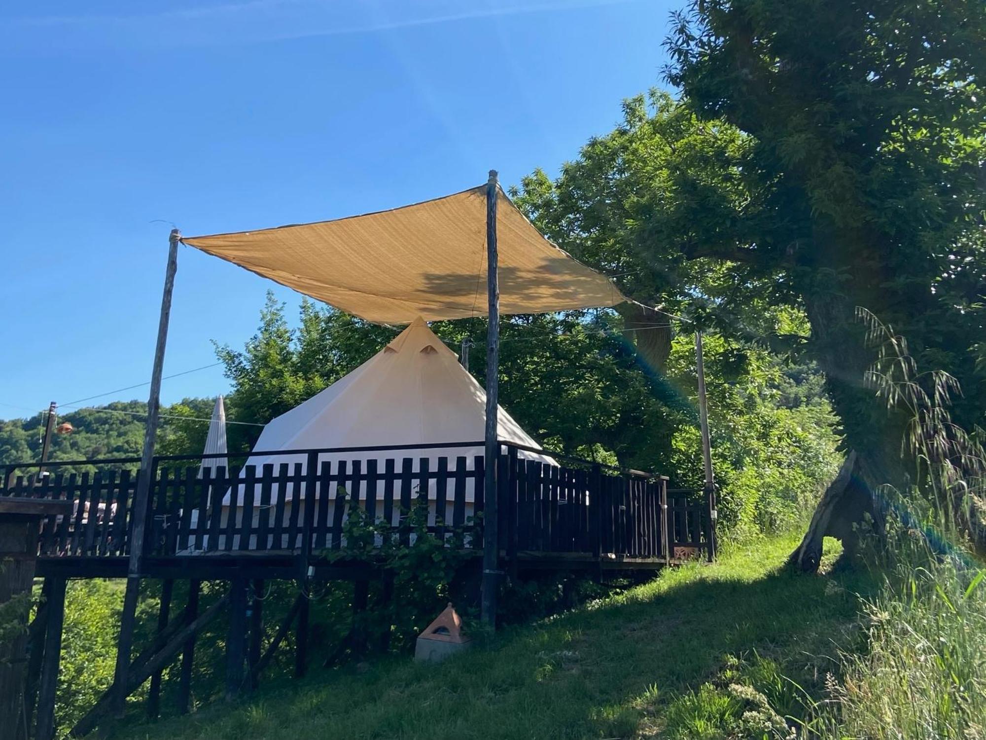 Tenda Glamping Vista Sulla Valle - Podere Di Maggio Santa Fiora Zewnętrze zdjęcie